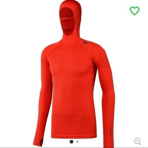 Adidas Techfit Heat Hero Hooded - Bold Orange Size L